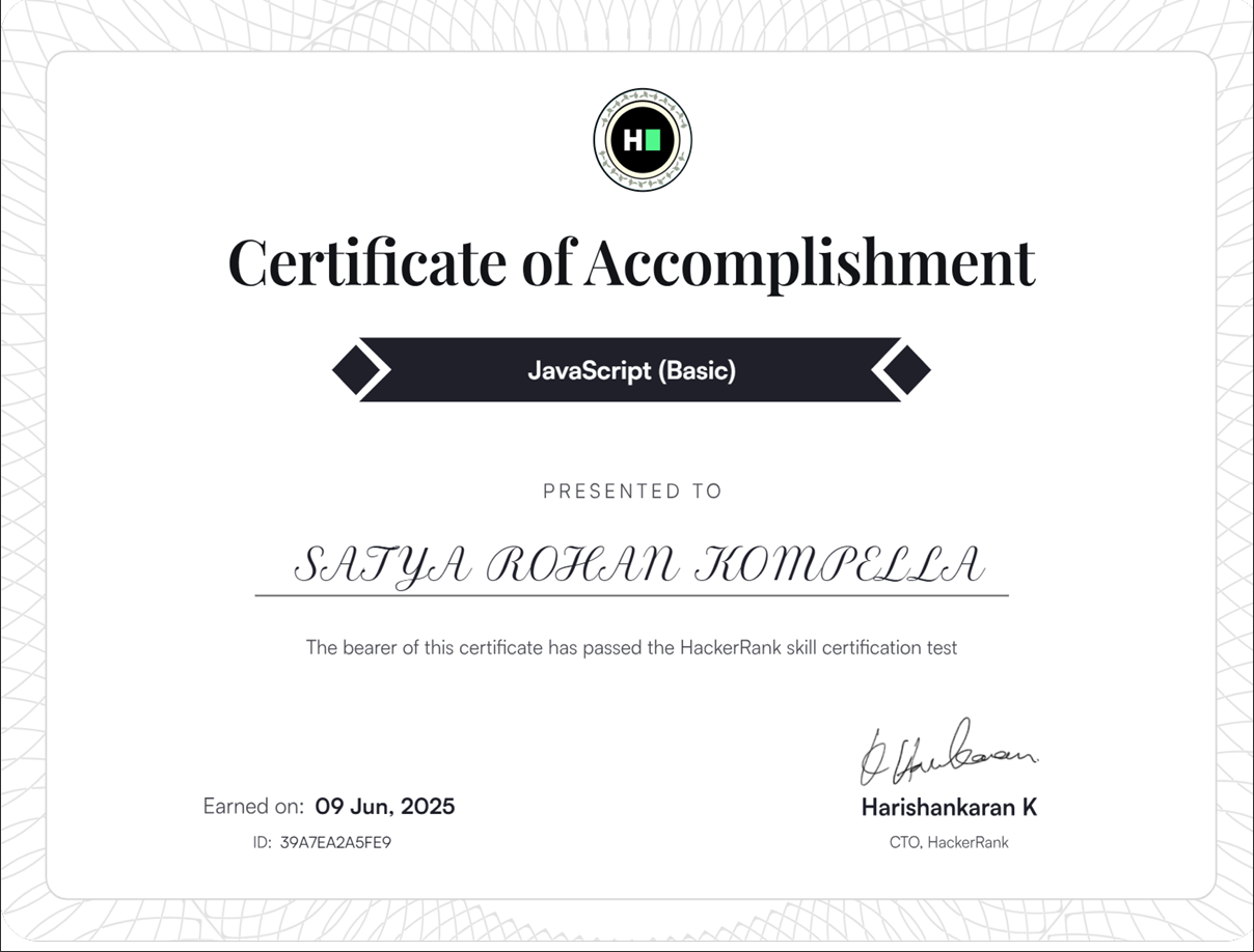 Certificate 2